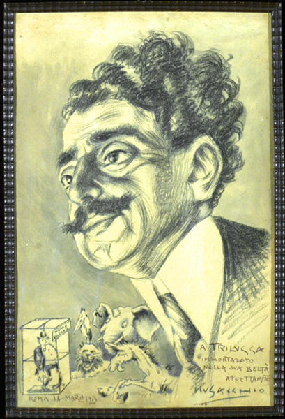 Musacchio, Caricatura di Trilussa, 1913