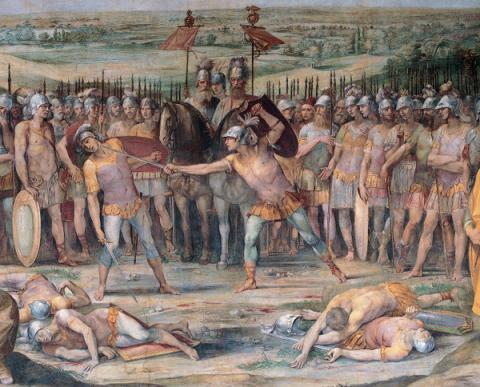 Combattimento degli Orazi e Curiazi Combattimento degli Orazi e Curiazi
