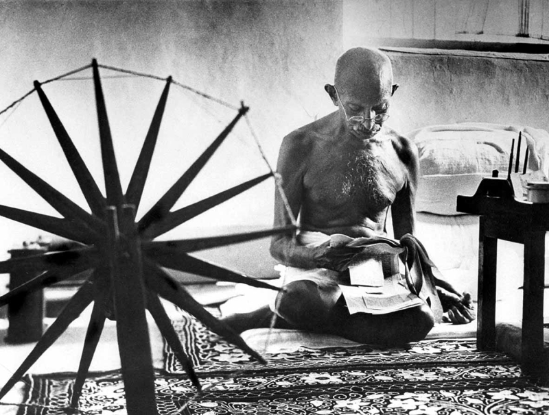 5. Gandhi, Pune, 1946. © Images by Margaret Bourke-White. 1946 The Picture Collection Inc. All rights reserved;