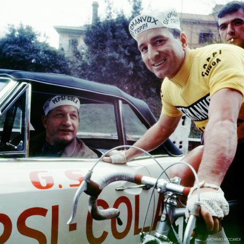 1968. Gino Bartali e Vito Taccone