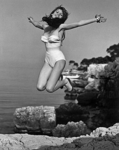 L'attrice Brigitte Bardot, 1955, © Philippe Halsman Archive 2023