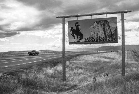 WYOMING STATE SIGN. WYOMING. 2003