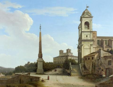 Trinità dei Monti e l'Accademia di Francia