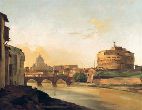 Il Tevere a Castel Sant'Angelo